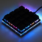 16 Key Automatic Click SayoDevice Programmable Hardware Keyboard Custom Shortcut Keys Mechanical Keyboard Black Small Keyboard