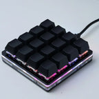 16 Key Automatic Click SayoDevice Programmable Hardware Keyboard Custom Shortcut Keys Mechanical Keyboard Black Small Keyboard