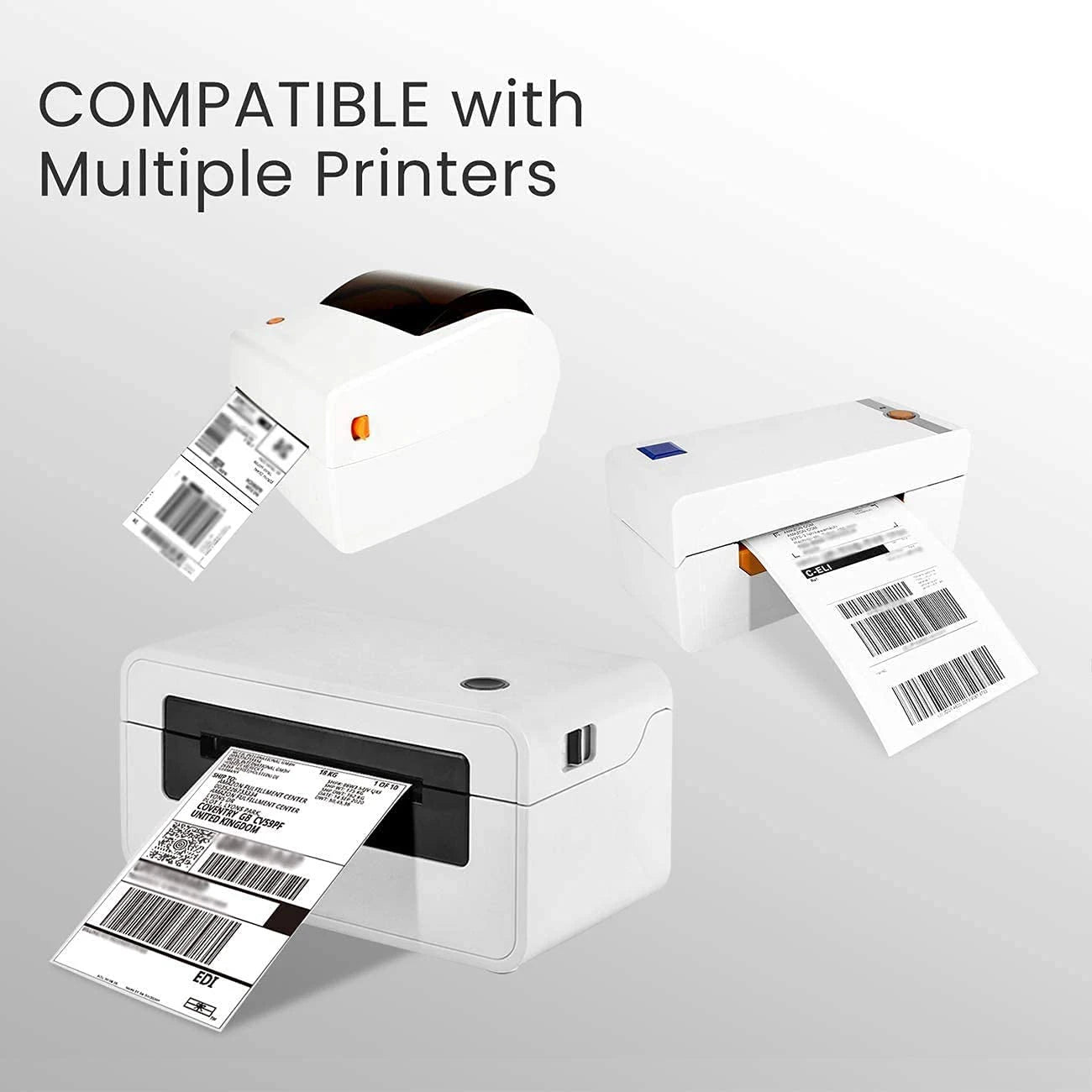 4x6 Inch Thermal Shipping Labels Paper Fold Sticker Printer Self-Adhesive Waterproof Oil-Proof Labels All-Purpose Sticker Paper