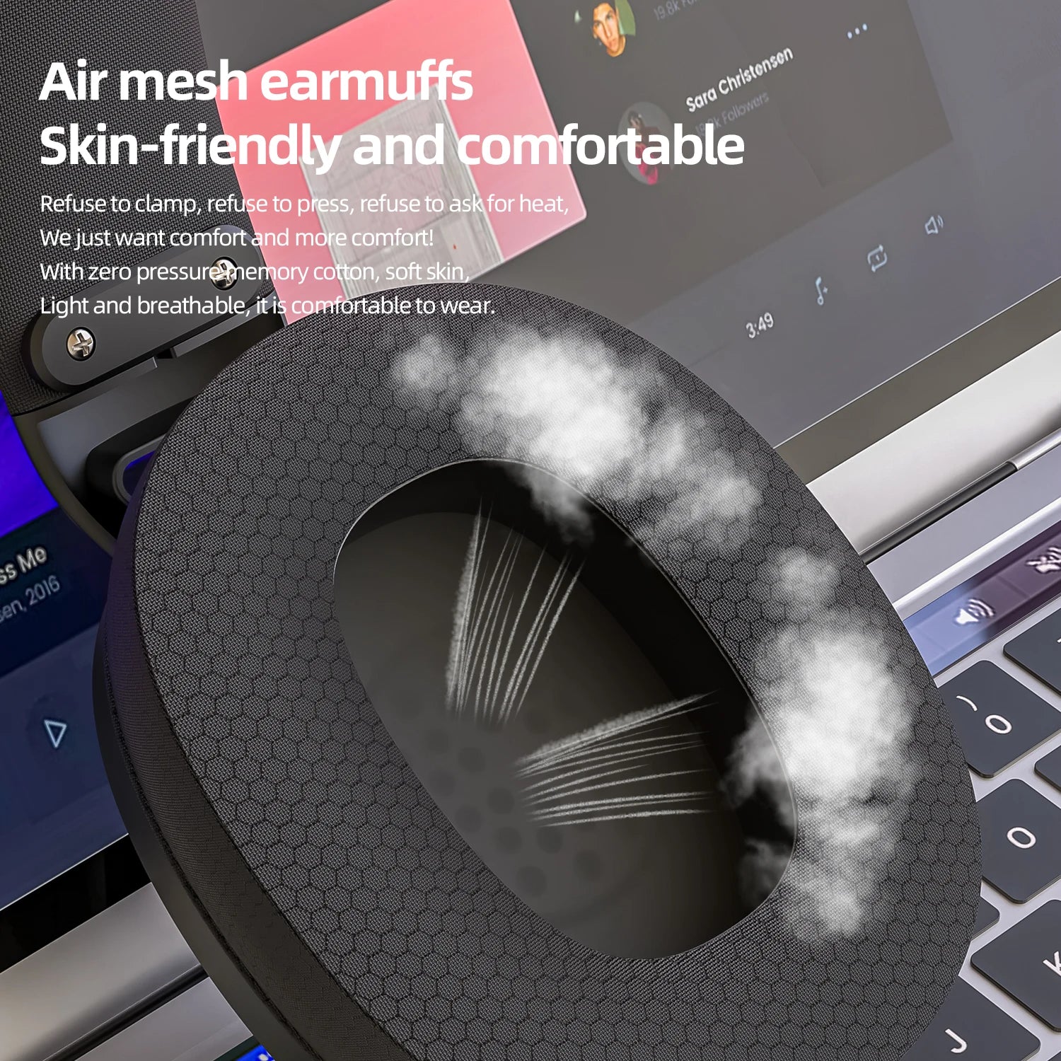 SMAILWOLF L80 Bluetooth wireless wired three-mode gaming headset laptop home lightweight headset with microphone