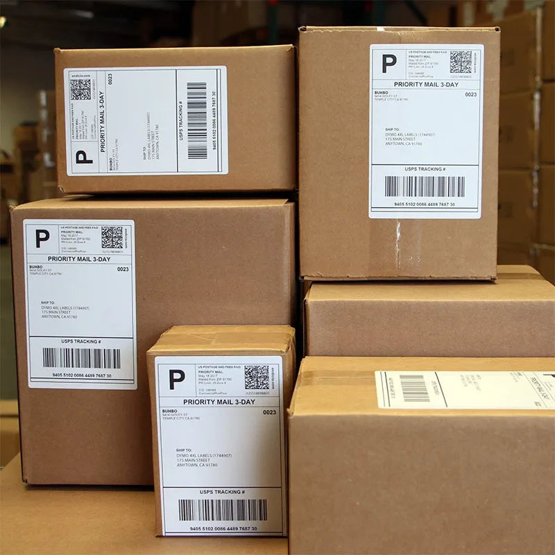 4x6" Shipping Label Printer Thermal Sticker Express Waybill 100x150mm-500 Sheets /roll Waterproof / Oil Proof