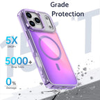 Metal Lens Magsafe Case for iPhone Magnetic Wireless Charging