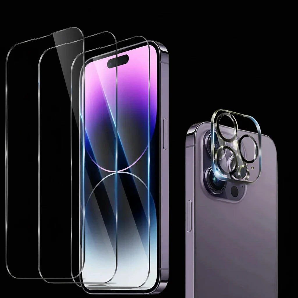 3 Screen protector + Lens cover