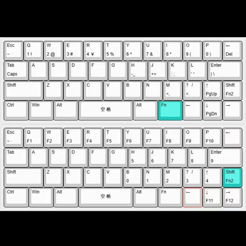 NEW 40 Keyboard VIA Ultra-Compact 40% Layout Hot-Swappable Kit RGB Backlight Custom Bluetooth/2.4G Wireless Mechanical Keyboard