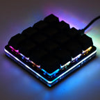 16 Key Automatic Click SayoDevice Programmable Hardware Keyboard Custom Shortcut Keys Mechanical Keyboard Black Small Keyboard