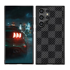 Carbon Fiber Square Twill Honeycomb Phone Case Compatible With S25 Ultra