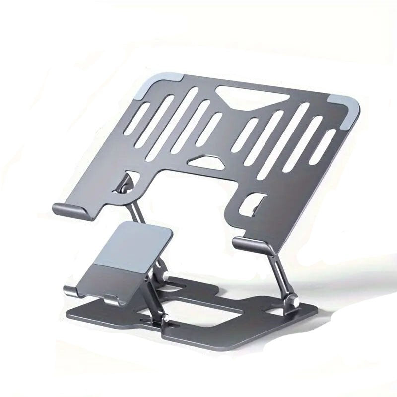 2 In 1 Metal Laptop Holder Phone Stand Laptop Stand Steel Laptop Riser