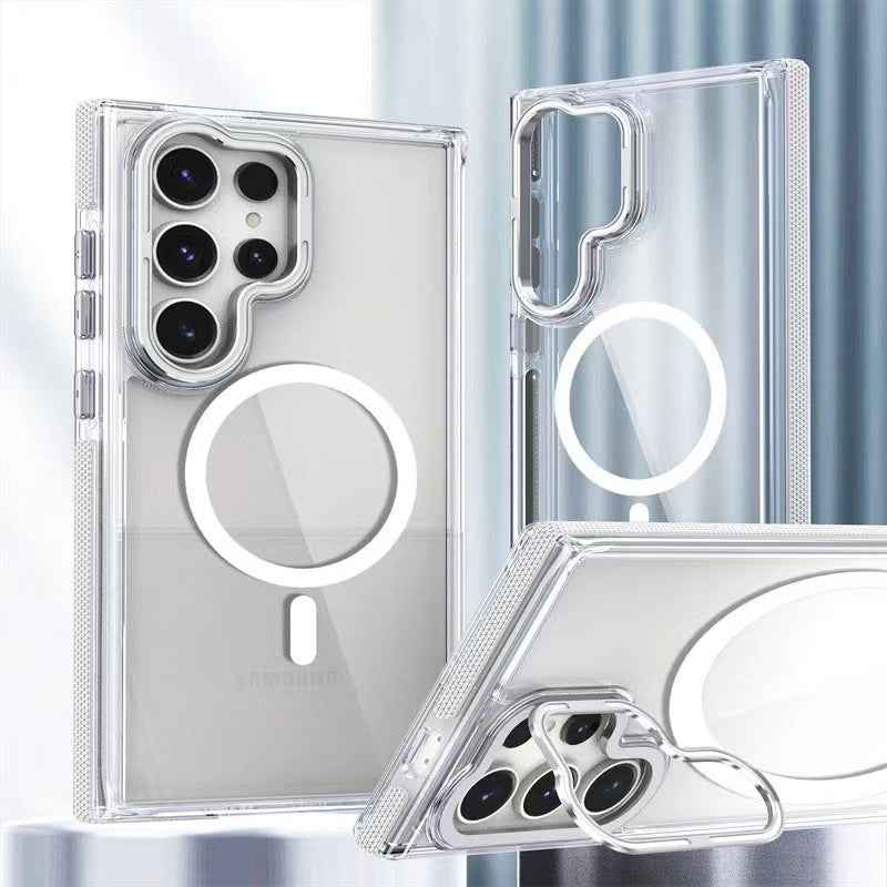 S25 ULTRA Phone Case Colorful Hardware Magnetic Suction