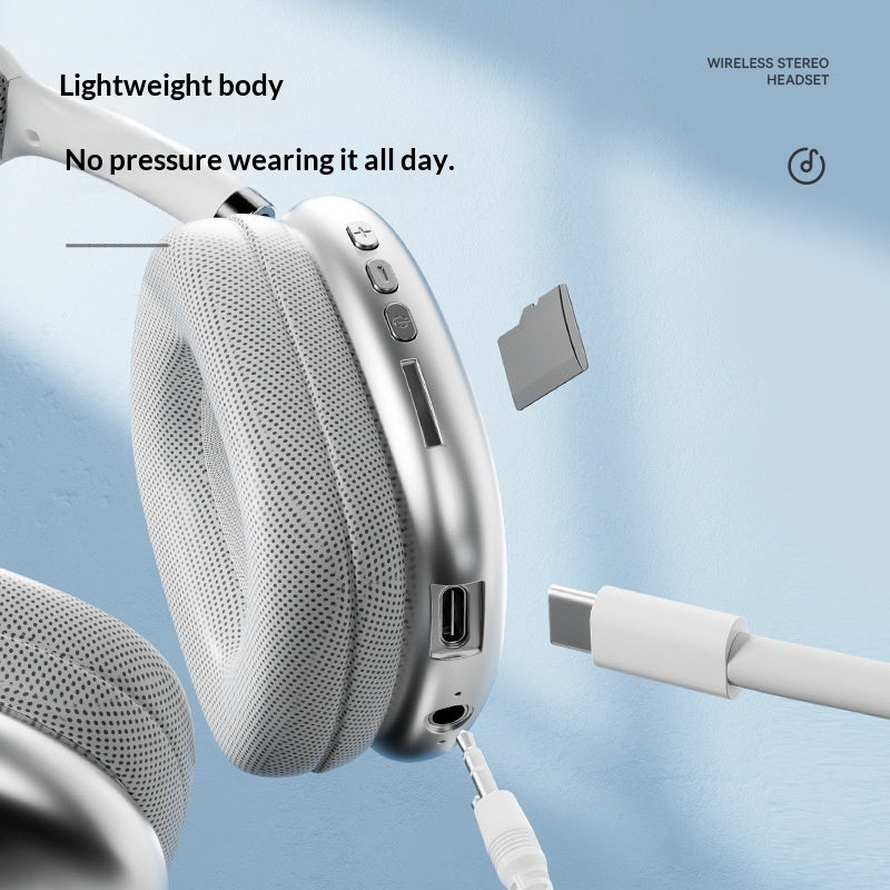 Wireless Noise-canceling Bluetooth Over-ear Headphones