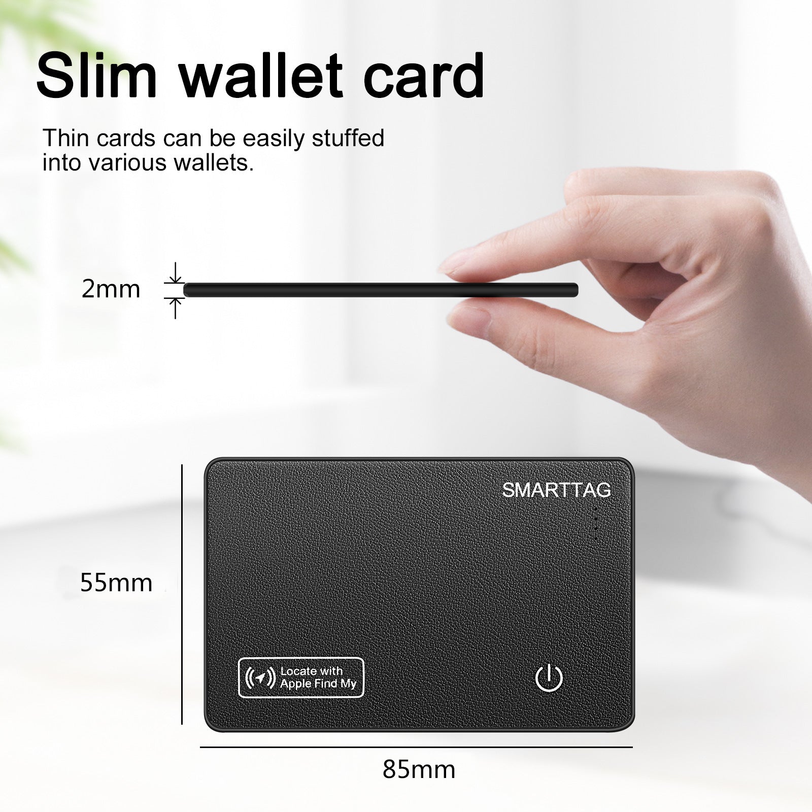 Anti-loss Card Airtag Tracker, Supports IOS Wallet Tracking