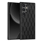 Carbon Fiber Square Twill Honeycomb Phone Case Compatible With S25 Ultra