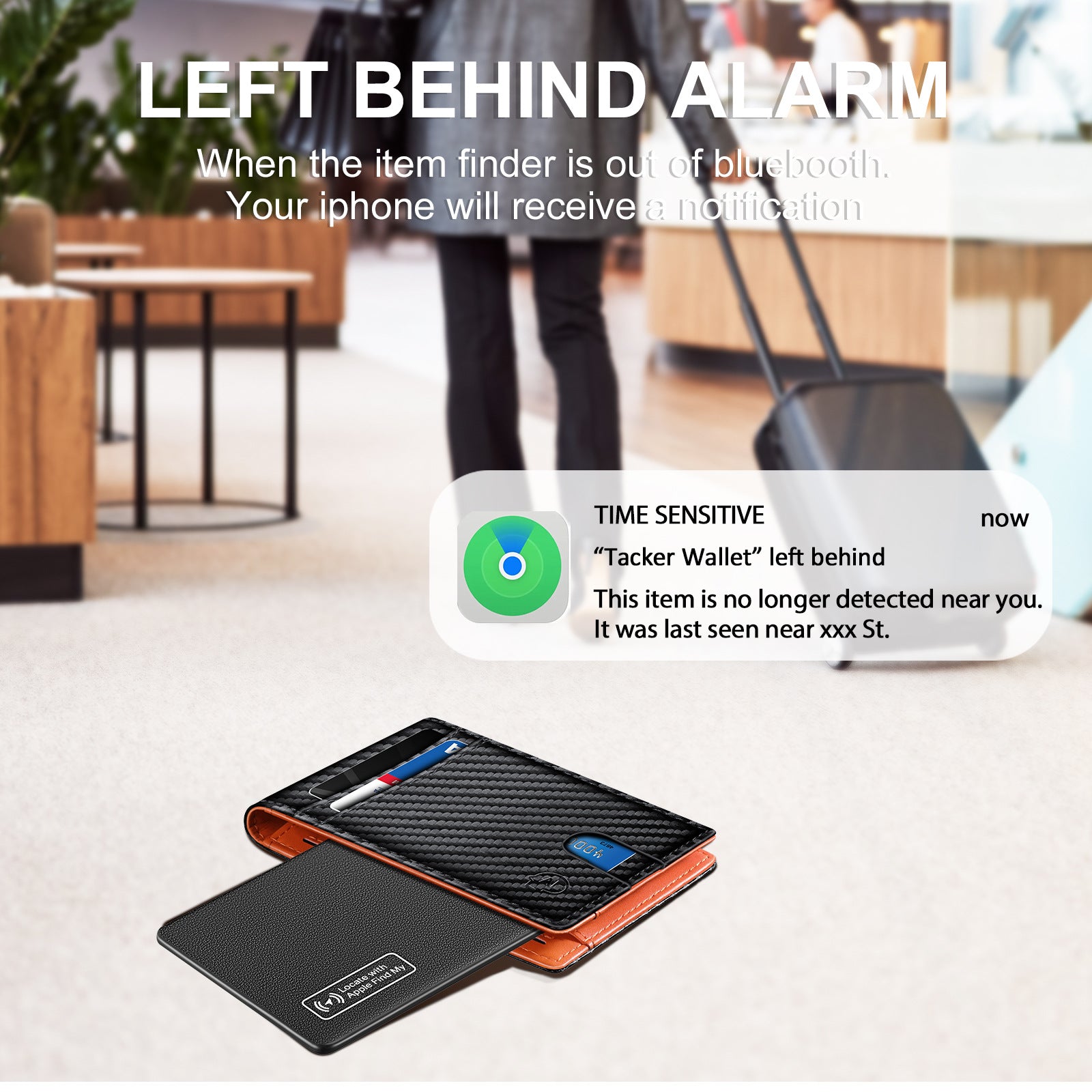 Anti-loss Card Airtag Tracker, Supports IOS Wallet Tracking