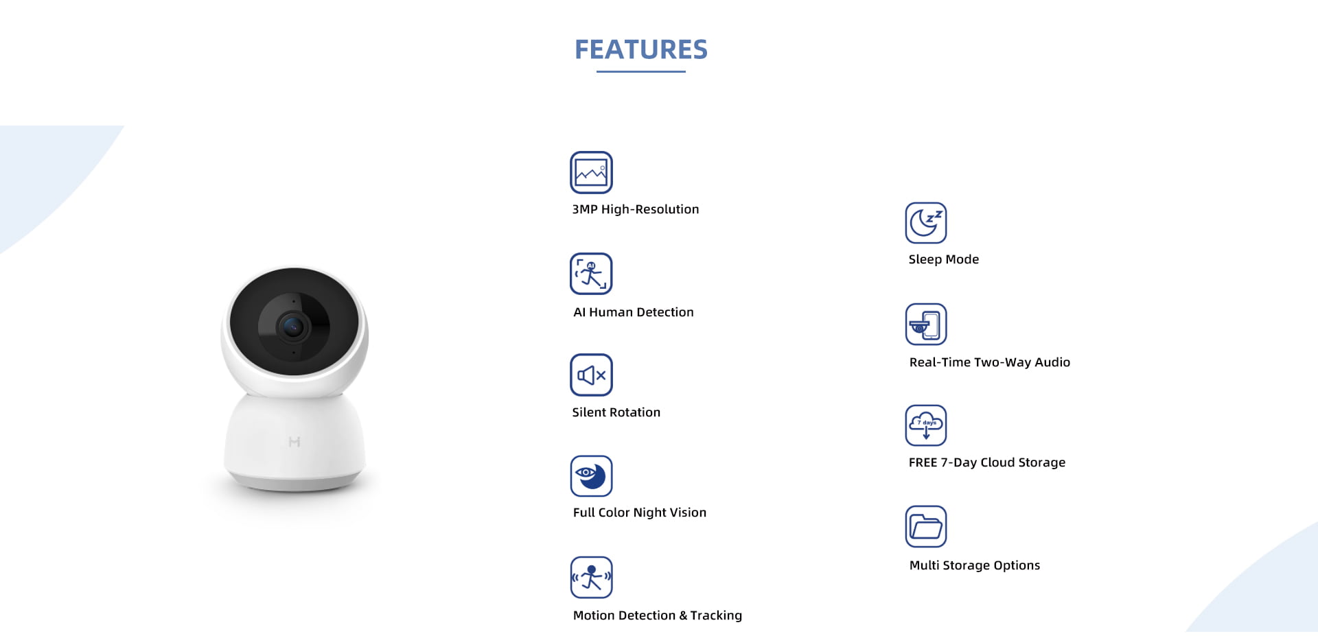 2K WiFi Security Camera