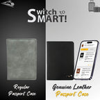 Genuine Leather Passport Case